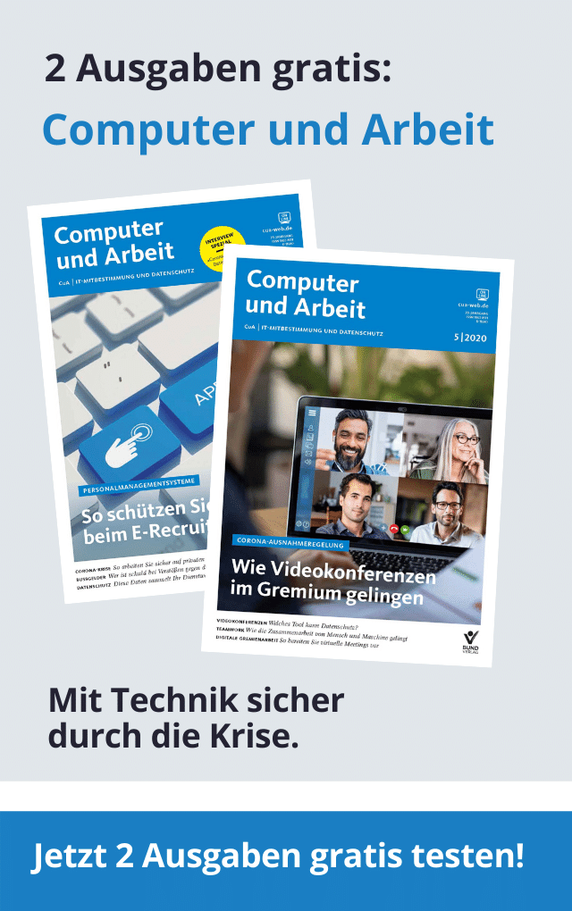 Computer&Arbeit kostenlos testen